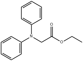 Glycine, N,N-diphenyl-, ethyl ester Structure