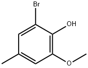 Phenol, 2-bromo-6-methoxy-4-methyl-,71119-08-9,结构式