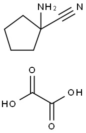 Cyclopentanecarbonitrile, 1-amino-, ethanedioate (1:1) Structure