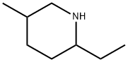 Piperidine, 2-ethyl-5-methyl- 化学構造式