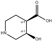 (3R,4R)-REL-3-羟基哌啶-4-羧酸, 71233-11-9, 结构式