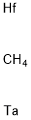 Hafnium carbide (HfC), solid soln. with tantalum carbide (TaC) 化学構造式