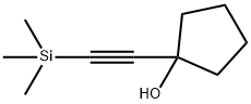 1-((三甲硅基)乙炔基)环戊烷-1-醇, 71321-24-9, 结构式