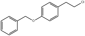 2-(p-benzyloxyphenyl)-ethyl chloride 化学構造式
