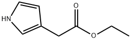 1H-Pyrrole-3-acetic acid, ethyl ester Structure