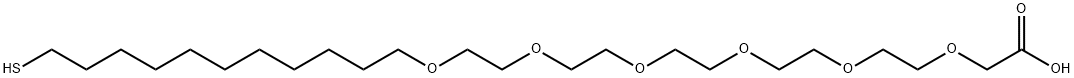 3,6,9,12,15,18-Hexaoxanonacosanoic acid, 29-mercapto-,716339-42-3,结构式