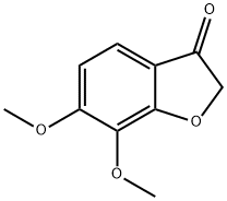 6,7-dimethoxy-2,3-dihydro-1-benzofuran-3-one Struktur