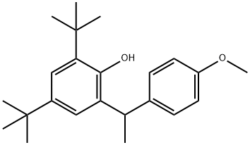 2,4-BIS(1,1-DIMETHYLETHYL)-6-(1-(4-METHOXY PHENYL)ETHYL)PHENOL Structure