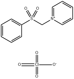 1-[(Benzenesulfonyl)methyl]pyridin-1-ium perchlorate Structure