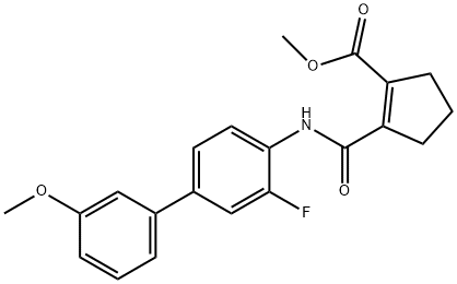 Vidofludimus methyl ester 化学構造式