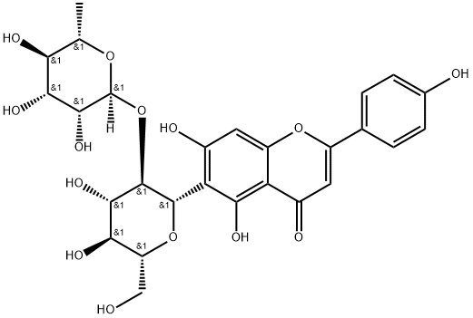 72036-50-1 2″-O-α-L-Rhamnopyranosyl-isovitexin