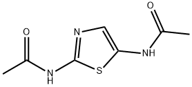 N-(5-acetamido-1,3-thiazol-2-yl)acetamide Struktur