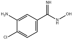 Benzenecarboximidamide, 3-amino-4-chloro-N-hydroxy- Struktur