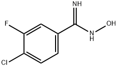Benzenecarboximidamide, 4-chloro-3-fluoro-N-hydroxy- 结构式