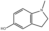 1H-Indol-5-ol, 2,3-dihydro-1-methyl- Struktur