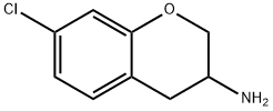 2H-1-Benzopyran-3-amine, 7-chloro-3,4-dihydro- 化学構造式