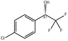(+/-)-2,2,2-trifluoro-1-(4-chlorophenyl)ethanol Structure