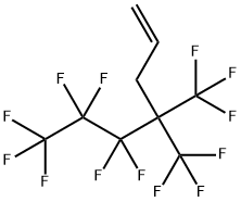 4,4-Bis(trifluoromethyl)-5,5,6,6,7,7,7-heptafluorohept-1-ene,72487-68-4,结构式