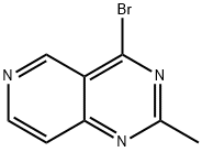 Pyrido[4,3-d]pyrimidine, 4-bromo-2-methyl- Structure