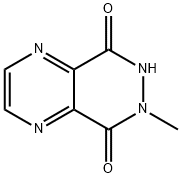 6-methyl-5H,6H,7H,8H-pyrazino[2,3-d]pyridazine-5,8-dione 化学構造式