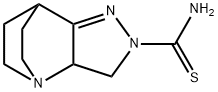 1,4,5-triazatricyclo[5.2.2.0,2,6]undec-5-ene-4-carbothioamide Struktur