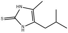 4-异丁基-5-甲基-1,3-二氢-2H-咪唑-2-硫酮,728024-48-4,结构式