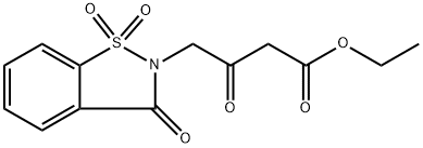730951-32-3 N-(3'-乙氧羰基-2'-氧丙基)-1,2-苯并异噻唑-3(2H)-酮1,1-二氧