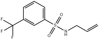 N-2-丙烯-1-基-3-(三氟甲基)苯磺酰胺, 730986-27-3, 结构式