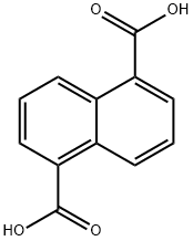 naphthalene-1,5-dicarboxylic acid Structure