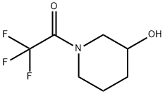 2,2,2-三氟-1-(3-羟基哌啶-1-基)乙-1-酮, 73193-62-1, 结构式