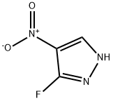 1H-Pyrazole, 3-fluoro-4-nitro- 化学構造式