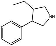 Pyrrolidine, 3-ethyl-4-phenyl- Struktur