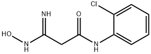 Propanamide, N-(2-chlorophenyl)-3-(hydroxyamino)-3-imino- Structure