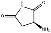 (S)-3-氨基吡咯烷-2,5-二酮 结构式