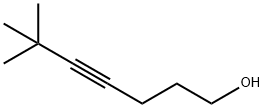 4-Heptyn-1-ol, 6,6-dimethyl- Struktur