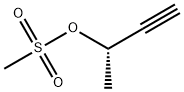 3-Butyn-2-ol, 2-methanesulfonate, (2S)- Struktur