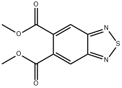 2,1,3-Benzothiadiazole-5,6-dicarboxylic acid, 5,6-dimethyl ester 化学構造式