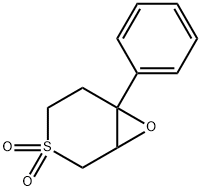 7-Oxa-3-thiabicyclo[4.1.0]heptane, 6-phenyl-, 3,3-dioxide (9CI) Struktur