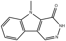 4H-Pyridazino[4,5-b]indol-4-one, 3,5-dihydro-5-methyl- Struktur