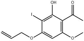 1-[2-Hydroxy-3-iodo-6-methoxy-4-(2-propenyloxy)phenyl]ethanone