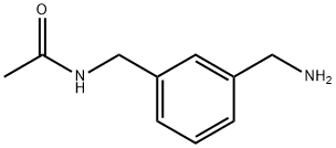 Acetamide, N-[[3-(aminomethyl)phenyl]methyl]- 化学構造式