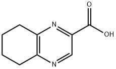 2-Quinoxalinecarboxylic acid, 5,6,7,8-tetrahydro- Struktur