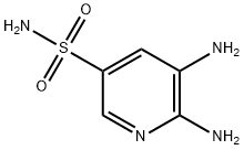 5,6-diaminopyridine-3-sulfonamide Struktur