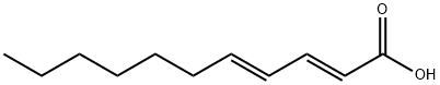 E,E-2,4-undecadienoic acid Structure