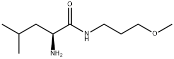 Pentanamide, 2-amino-N-(3-methoxypropyl)-4-methyl-, (2S)-, 742694-73-1, 结构式