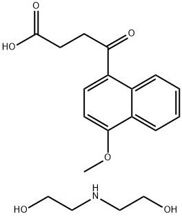 Menbutone Diethanolamine Salt 结构式