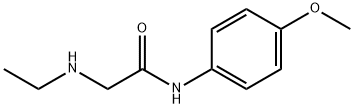 2-(乙氨基)-N-(4-甲氧基苯基)乙酰胺,743444-49-7,结构式