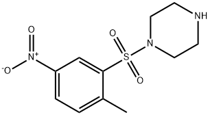 Piperazine, 1-[(2-methyl-5-nitrophenyl)sulfonyl]- Structure