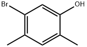 2,4-二甲基-5-溴苯酚 结构式