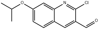 2-chloro-7-isopropoxyquinoline-3-carbaldehyde Structure